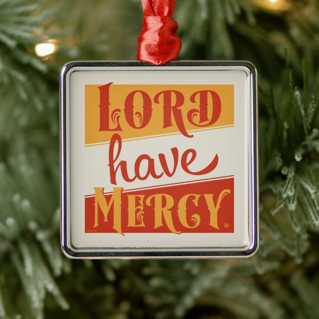 Lord Have Mercy Ornament Aus Metall (Baum)