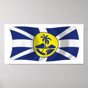 Lord-Howe-Insel Flag Poster Druck