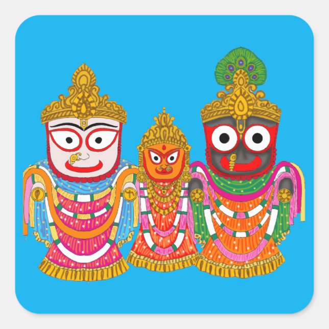 Lord Jagannath Aufkleber (Vorderseite)