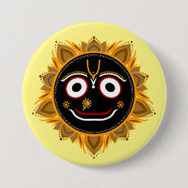 Lord Jagannath Devotional - Hare Krishna Button