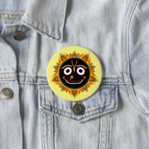 Lord Jagannath Devotional - Hare Krishna Button