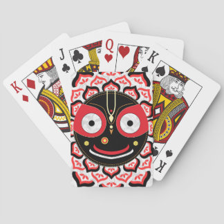 Lord Jagannath Face Chakra Hindu Deity Spielkarten
