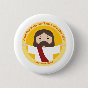 Lord Jesus Christus Button