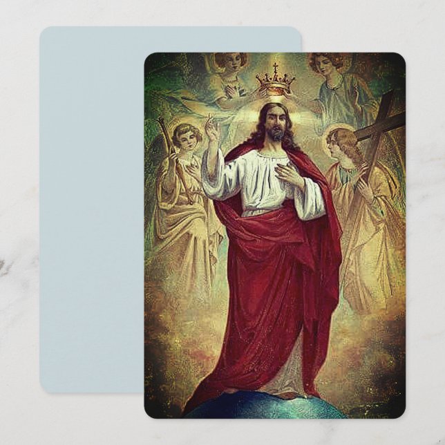 Lord Jesus - Grußkarte Ankündigung (Vorne/Hinten)