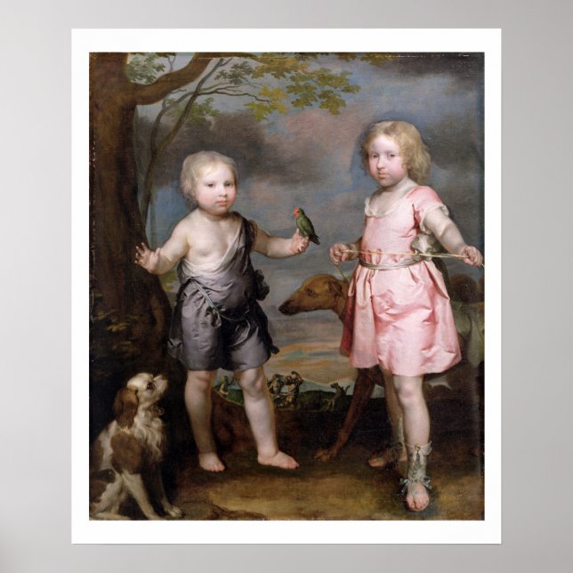 Lord John Hay and Charles, Master of Yester (späte Poster (Vorne)