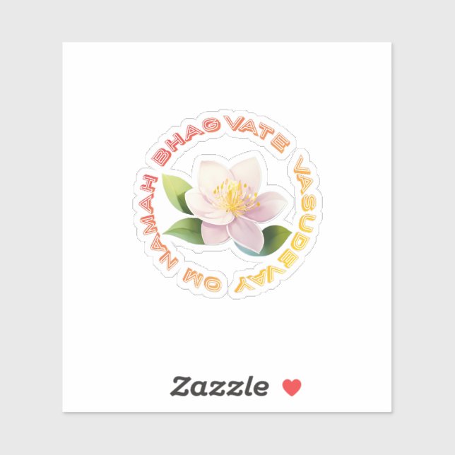 Lord Krishna Aufkleber (Blatt)