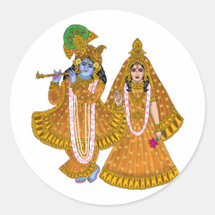 Lord Krishna Aufkleber