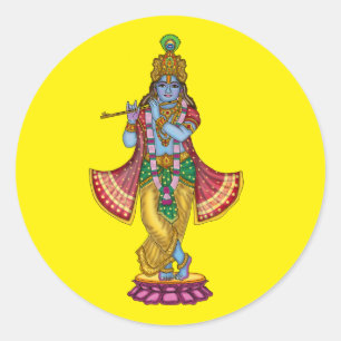 Lord Krishna Aufkleber
