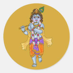 Lord Krishna Aufkleber