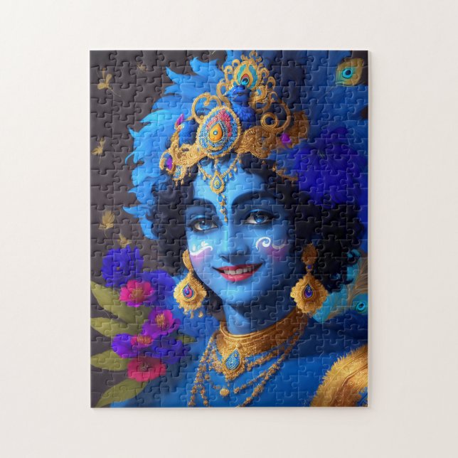 Lord Krishna Indian God Deity (Vertikal)
