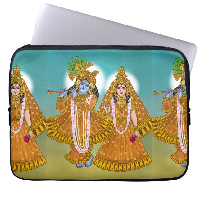 Lord Krishna Laptop-Hülle Laptopschutzhülle (Vorderseite)
