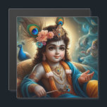 Lord Krishna Magnetkarte<br><div class="desc">Feiern Sie die göttliche Gegenwart von Lord Krishna mit dieser wunderschön gestalteten Magnetkarte. Diese Karte mit einem aufwändigen Design von Lord Krishna eignet sich hervorragend, um Ihren Kühlschrank, Ihren Arbeitsplatz oder eine beliebige Magnetfläche zu schmücken. Die lebhaften Farben und das detaillierte Kunstwerk machen es zu einer sinnvollen und spirituellen Ergänzung...</div>