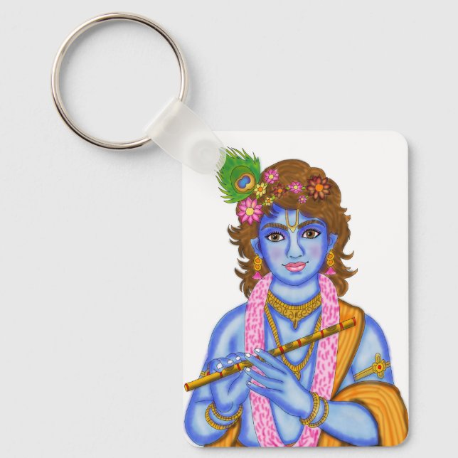 Lord Krishna Schlüsselanhänger (Vorderseite)