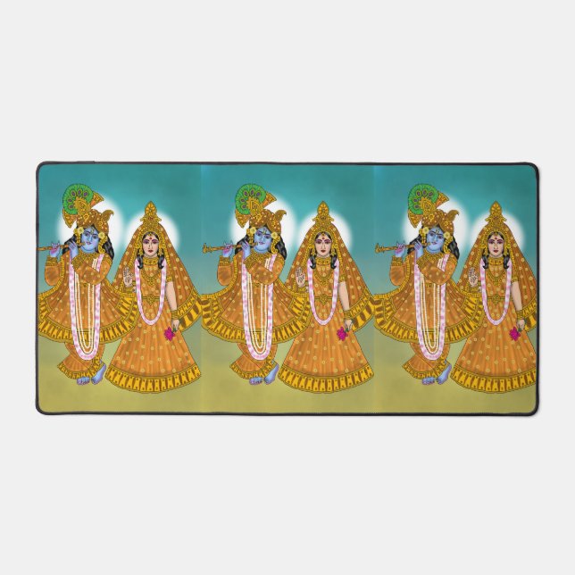 Lord Krishna Schreibtischunterlage (Vorderseite)