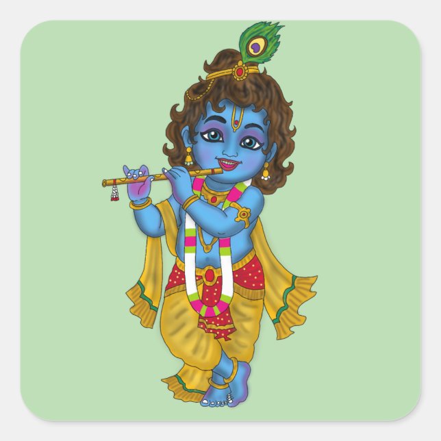 Lord Krishna Stickers (Devant)
