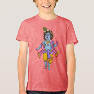 Lord Krishna T-Shirt Tri-Blend Shirt