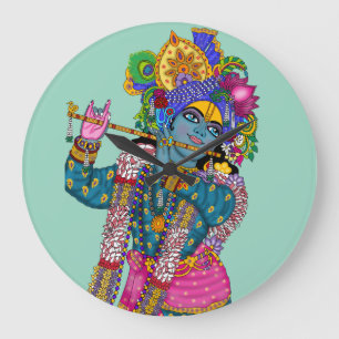 Lord Krishna Wanduhr