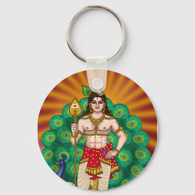 Lord Murugan Schlüsselanhänger (Vorderseite)
