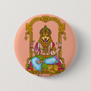 Lord Narasimha Knopf Button