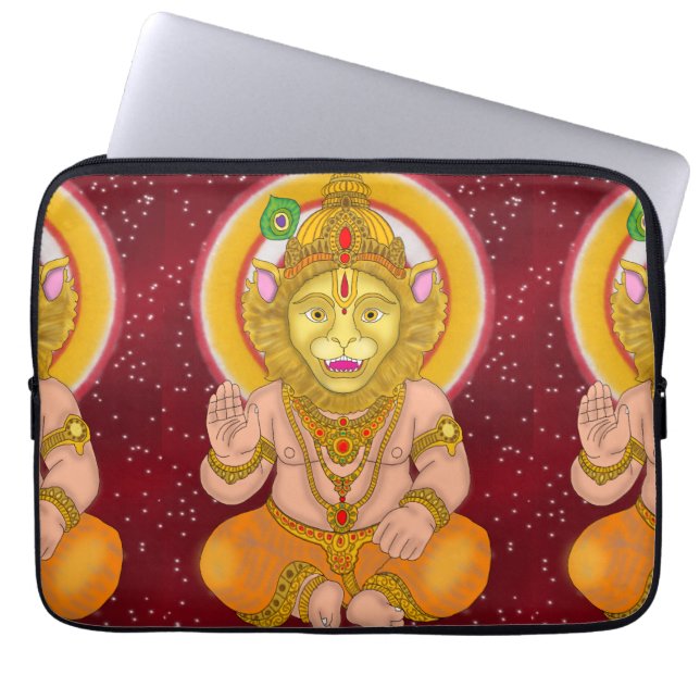 Lord Narsimha Laptop-Hülle Laptopschutzhülle (Vorderseite)