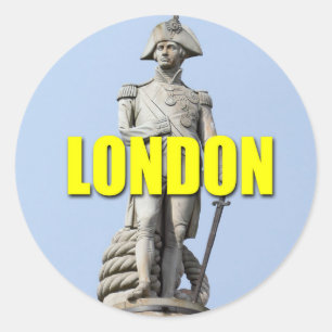 Lord Nelson - Magnificent - Pro Foto Runder Aufkleber
