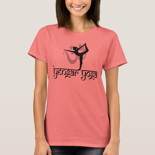 Lord of the Dance Pose Iyengar Yoga T-shirt (Devant)