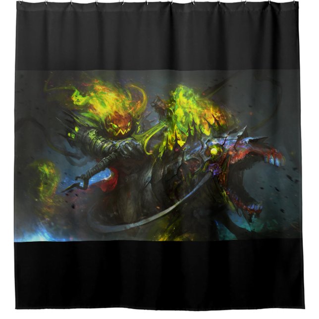Lord Pumpkinton Duschvorhang (Vorderseite)