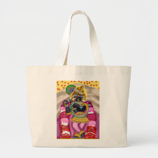 Lord Radharaman Vrindavan-Taschentuch Jumbo Stoffbeutel