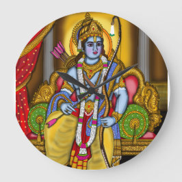 Lord Rama Clock Große Wanduhr