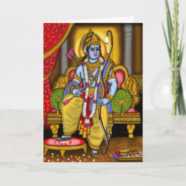 Lord Rama Grußkarte Karte