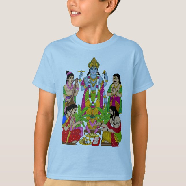 Lord Satyanarayan T-Shirt (Vorderseite)