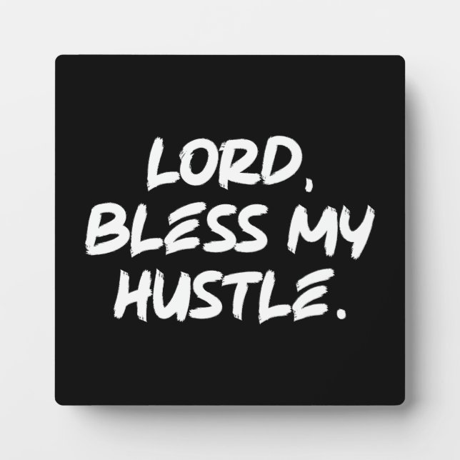 Lord, segne mein Husteln - Motivierend Christlich Fotoplatte (Vorderseite)