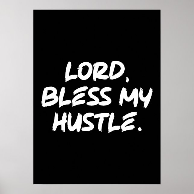 Lord, segne mein Husteln - Motivierend Christlich Poster (Vorne)