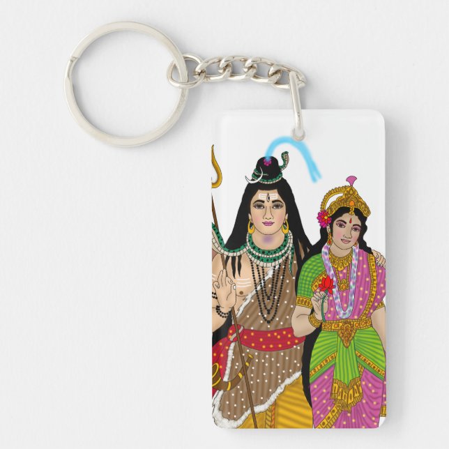 Lord Shiv Parvati Keychain (Devant)