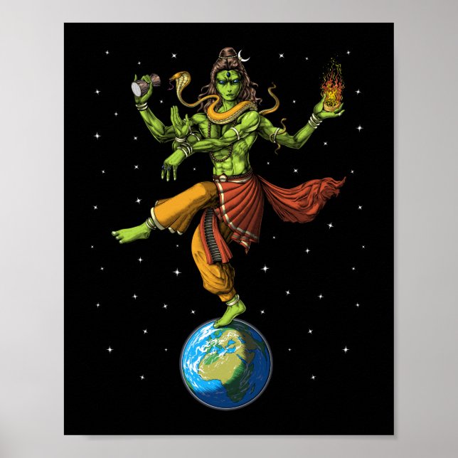 Lord Shiva Alien Poster (Vorne)