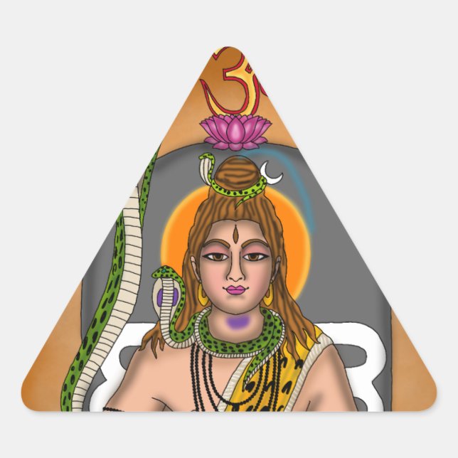 Lord Shiva Aufkleber (Vorderseite)