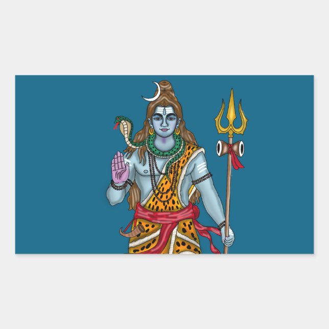 Lord Shiva Aufkleber (Vorderseite)
