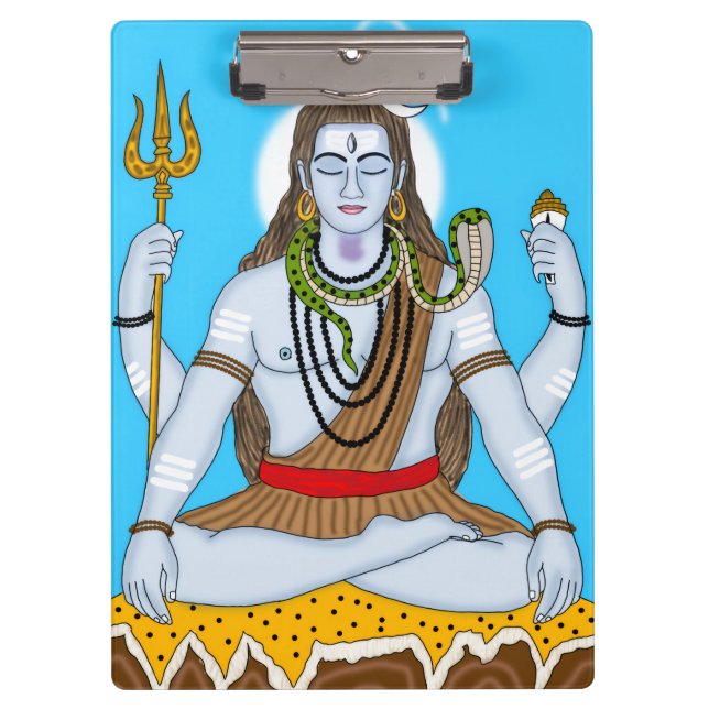Lord Shiva Clipboard Klemmbrett (Vorderseite)