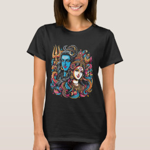 Lord Shiva Durga Hindu Gott Mahadeva Goddes T-Shirt