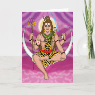Lord Shiva Greeting Card Karte