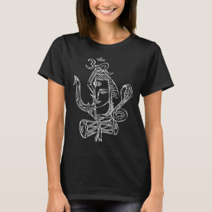 Lord Shiva Hindu Gott Spiritueller Yogi Inspiriere T-Shirt