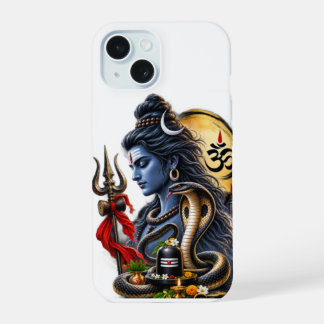 Lord Shiva Mahadev spirituelles Handyhülle iPhone 15 Hülle