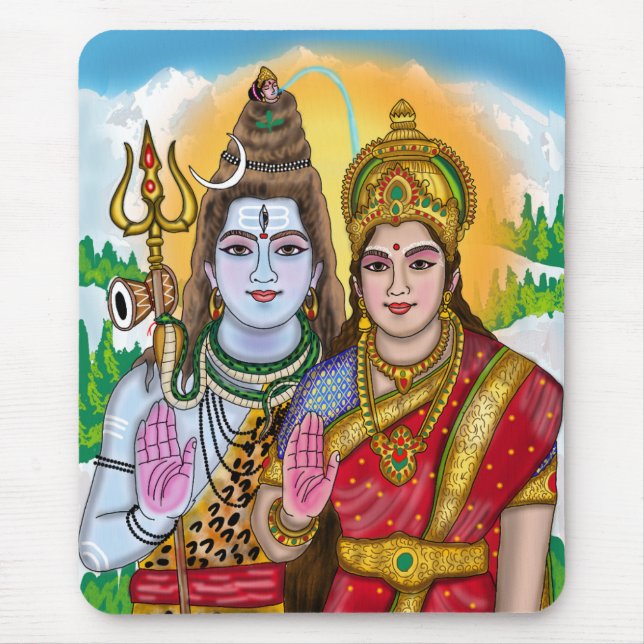 Lord Shiva Mauspad  (Vorne)