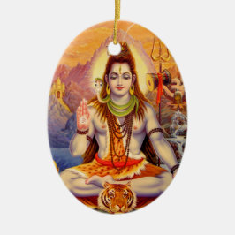 Lord Shiva Meditating Ornament