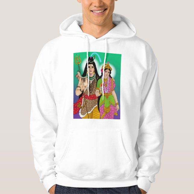 Lord Shiva Parvati Hoodie (Vorderseite)