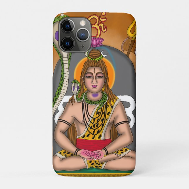 Lord Shiva Phone Cover (Rückseite)
