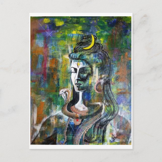 Lord Shiva Postcard Postkarte (Vorderseite)