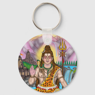 Lord Shiva Spiritueller Hindu-Gott Schlüsselanhäng Schlüsselanhänger
