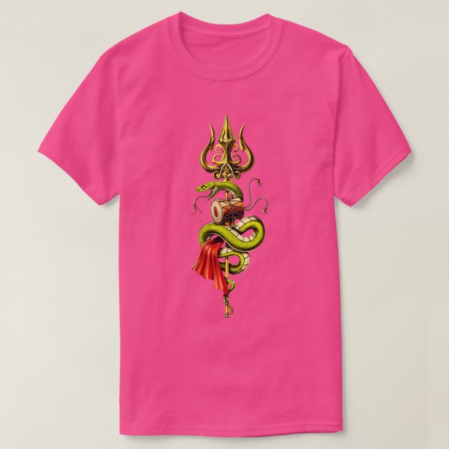 Lord Shiva Trident T-Shirt (Design vorne)