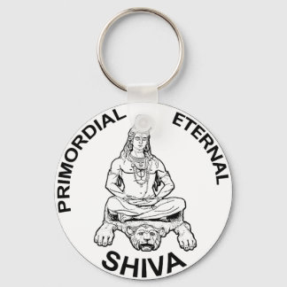 Lord Shiva, urzeitlicher ewiger indischer Gott Schlüsselanhänger